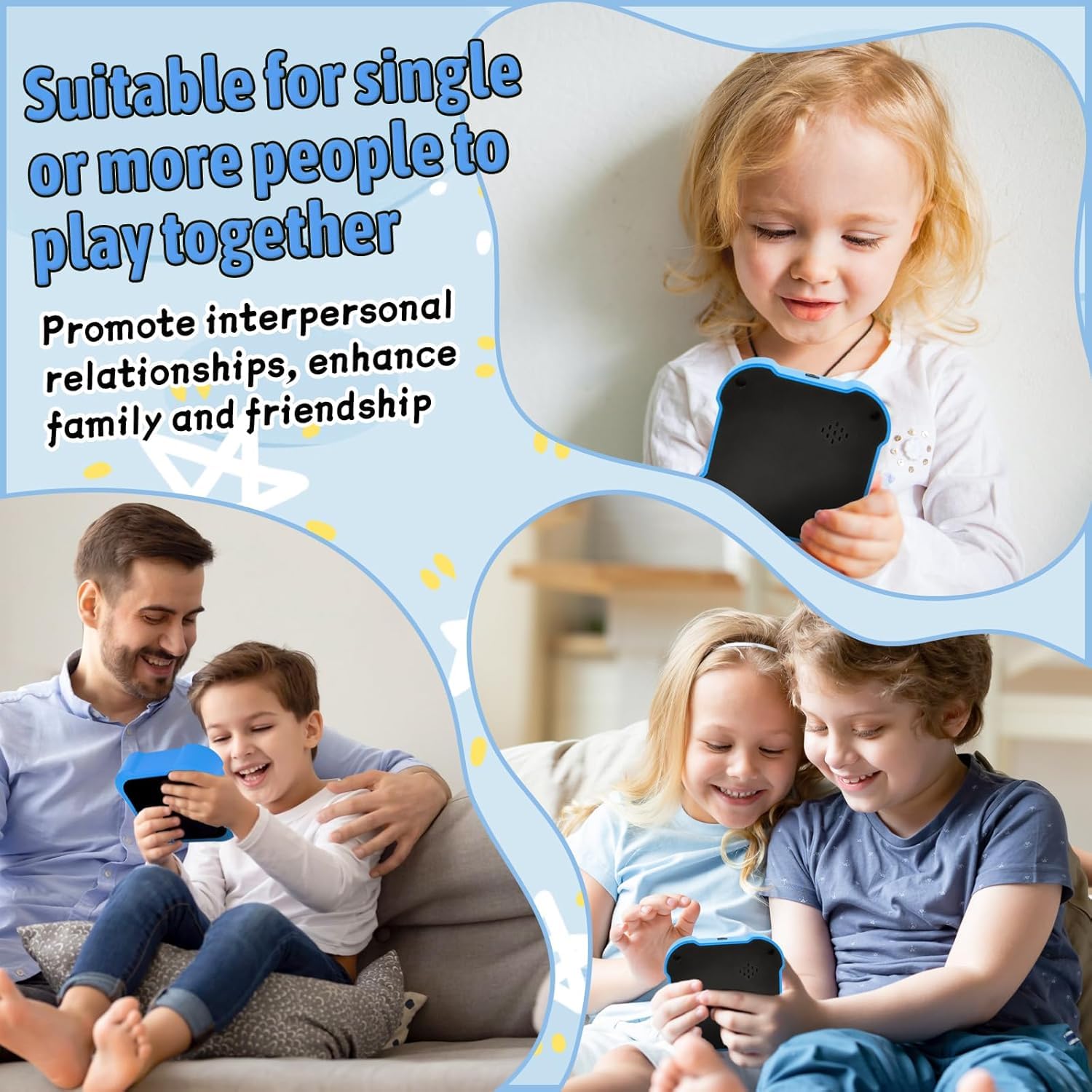 Console Éducative 7 En 1 Tic Tac Toe – Sudoku 500 Niveaux – Jeu De Voyage Pour Enfants 7-14 Ans