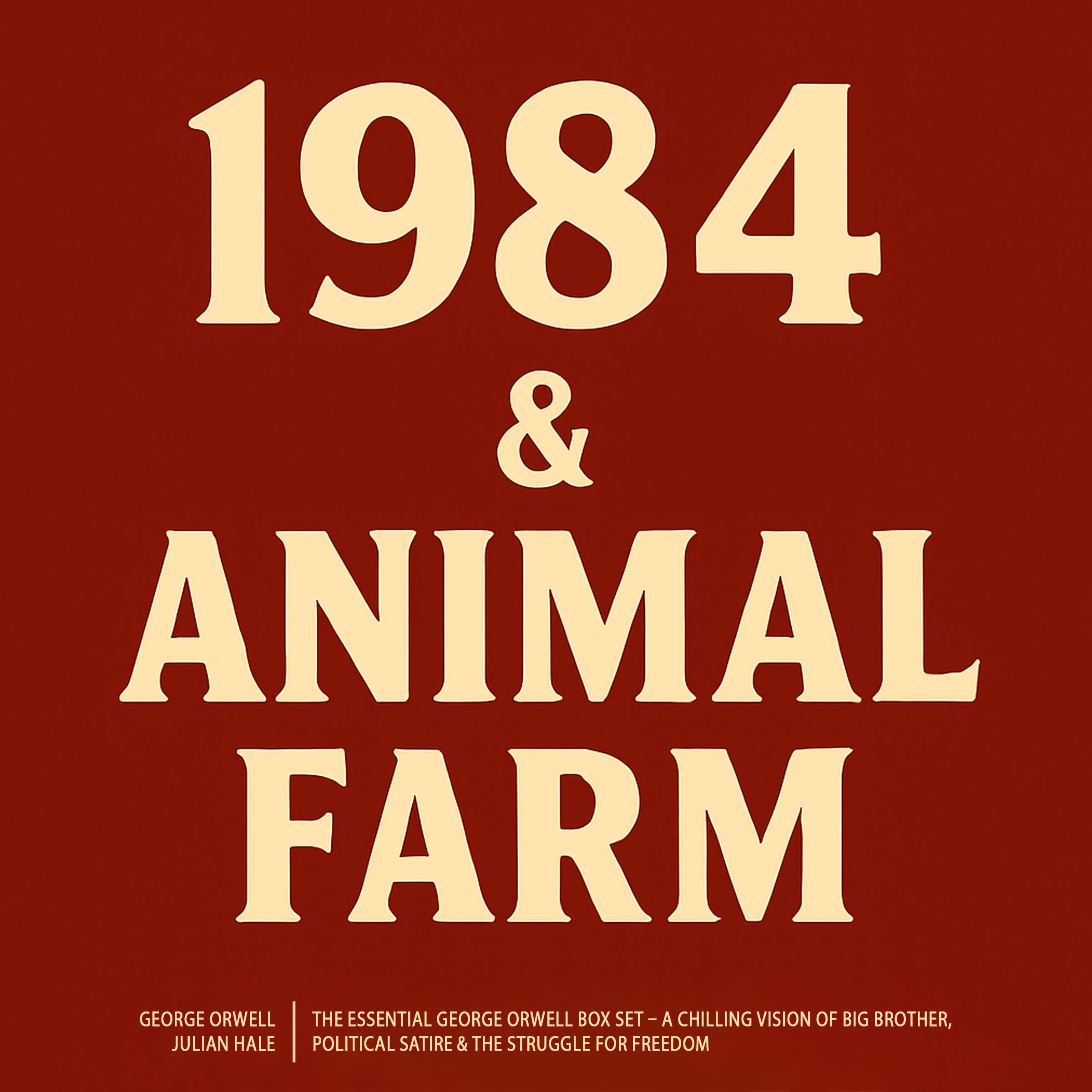 Cover art for 1984 & Animal Farm: The Essential George Orwell Box Set