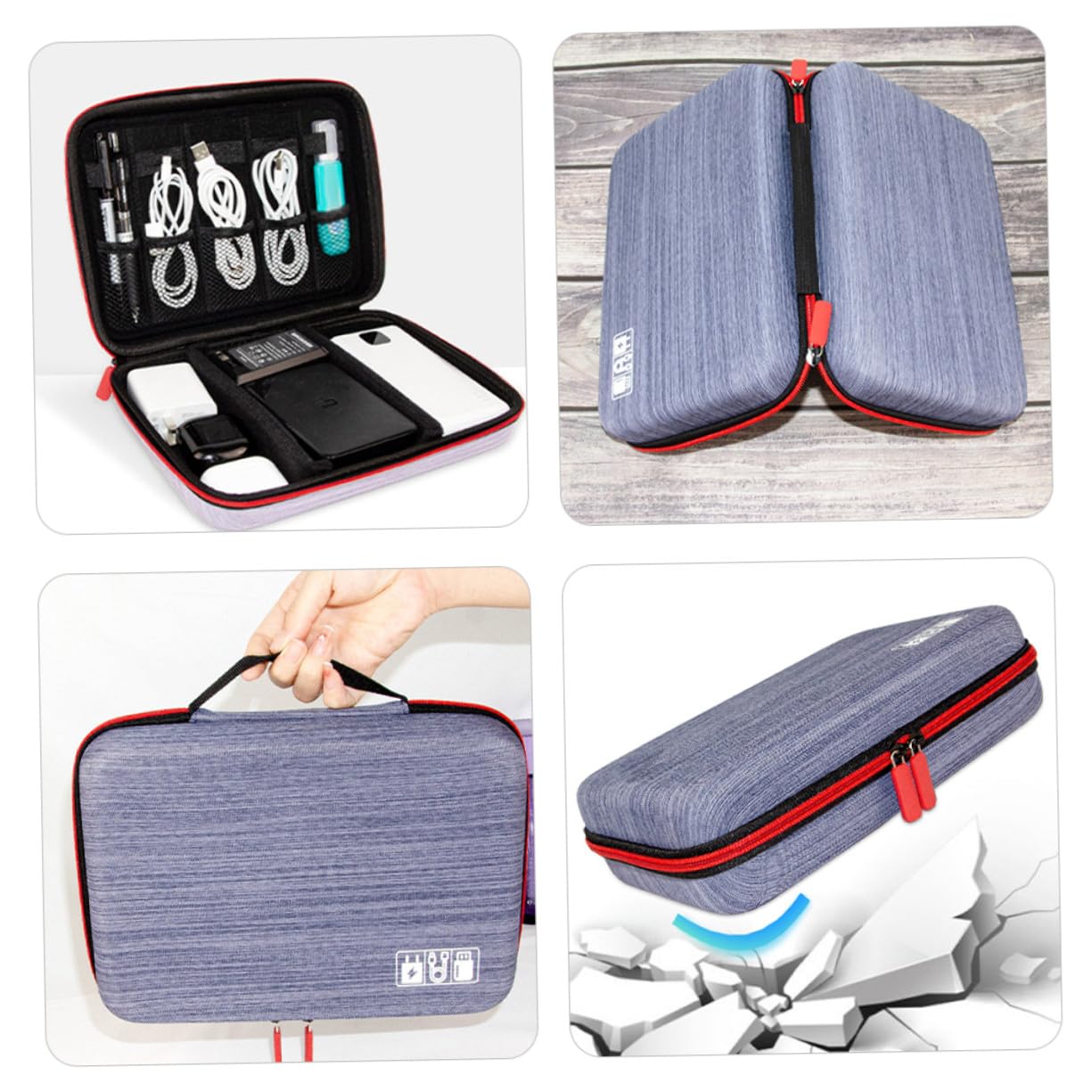 Datos Cable Organizador de Viaje Eva Oxford Resistente al Agua