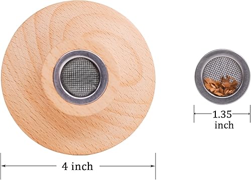 Miniatura 6 de Ahumador de cóctel repelente, ahumador frío antiguo para cócteles ahumados, whisky y bourbon, vino, café, frutas secas, queso y más, kit de cóctel