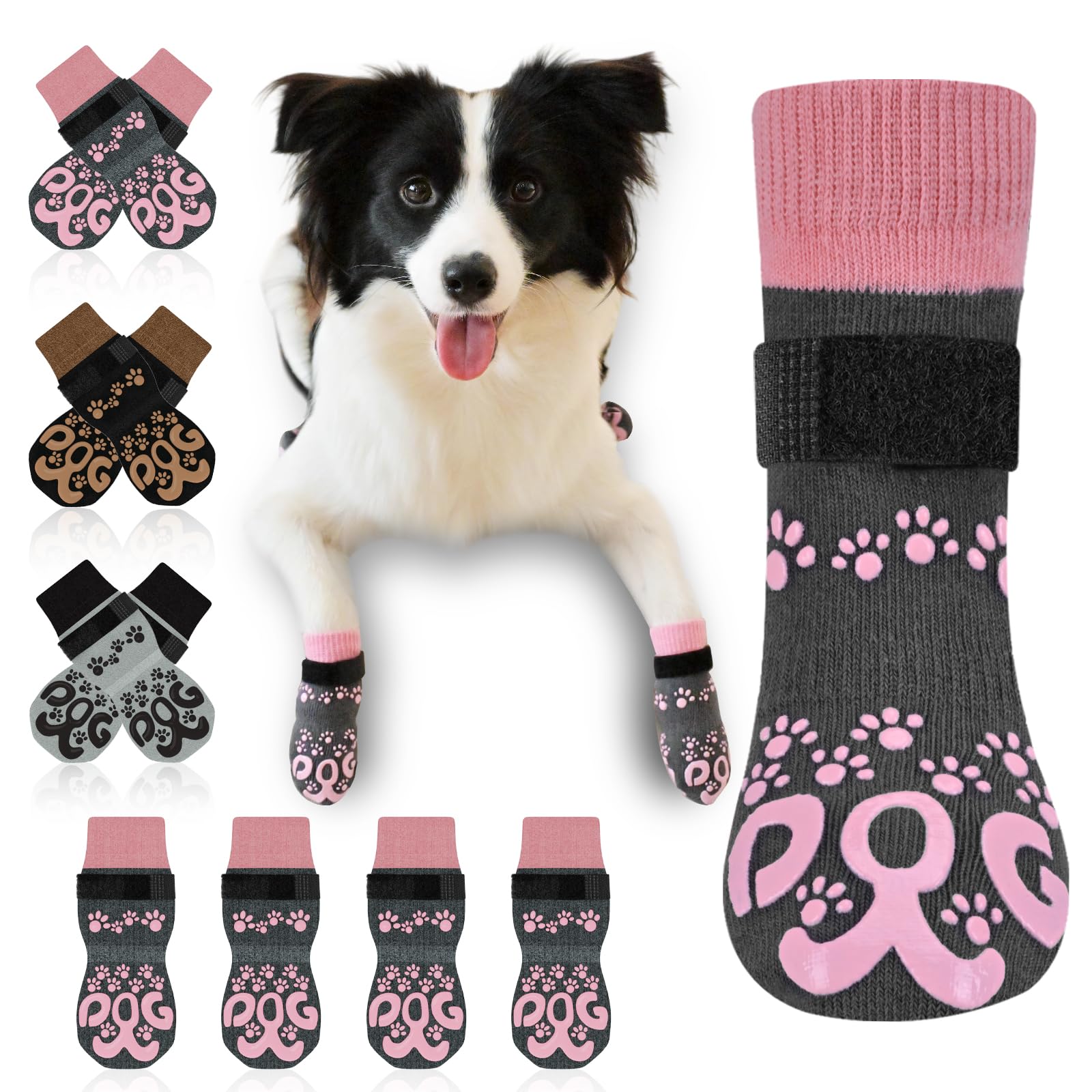 Chaussettes antidérapantes pour protéger les pattes de votre petit chien XS
