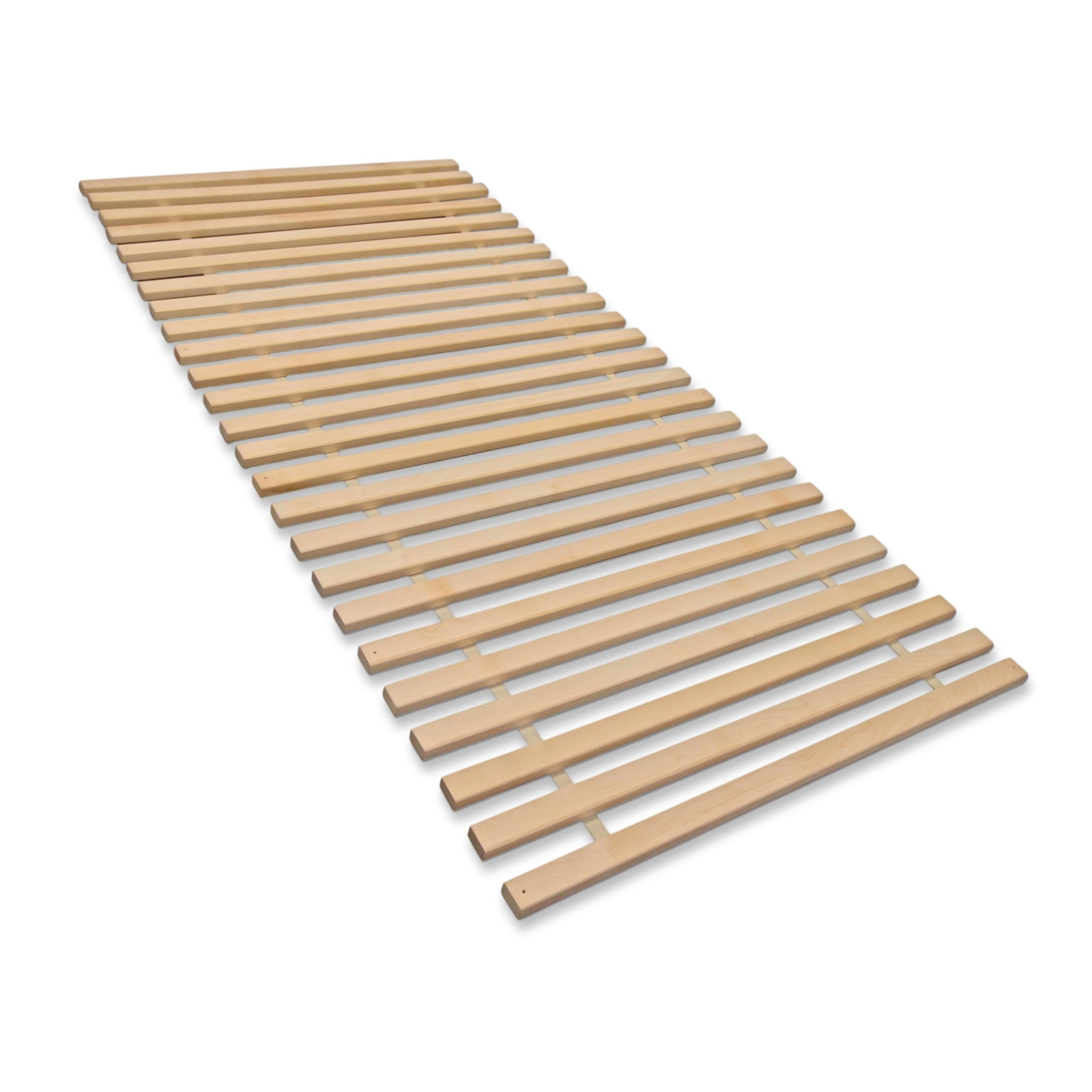 Betten-ABC Madera Rollrost XXL mit 23 extra stabilen Leisten aus massiven Buchenholz, belastbar bis ca. 280 kg Größe 70 x 140 cm