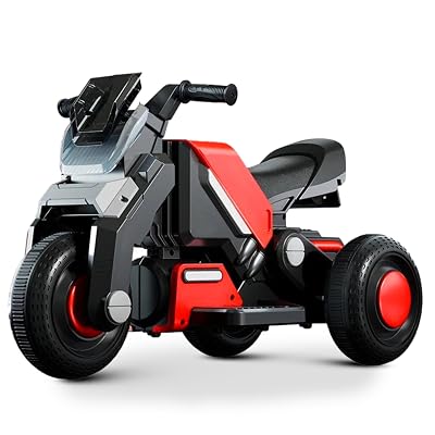 Kidsmate Hyrider 6V Electric Kids Bike with Rechargeable 6.5 Ah Battery Inbuilt Imported Motor Drive | Music Player, Fro