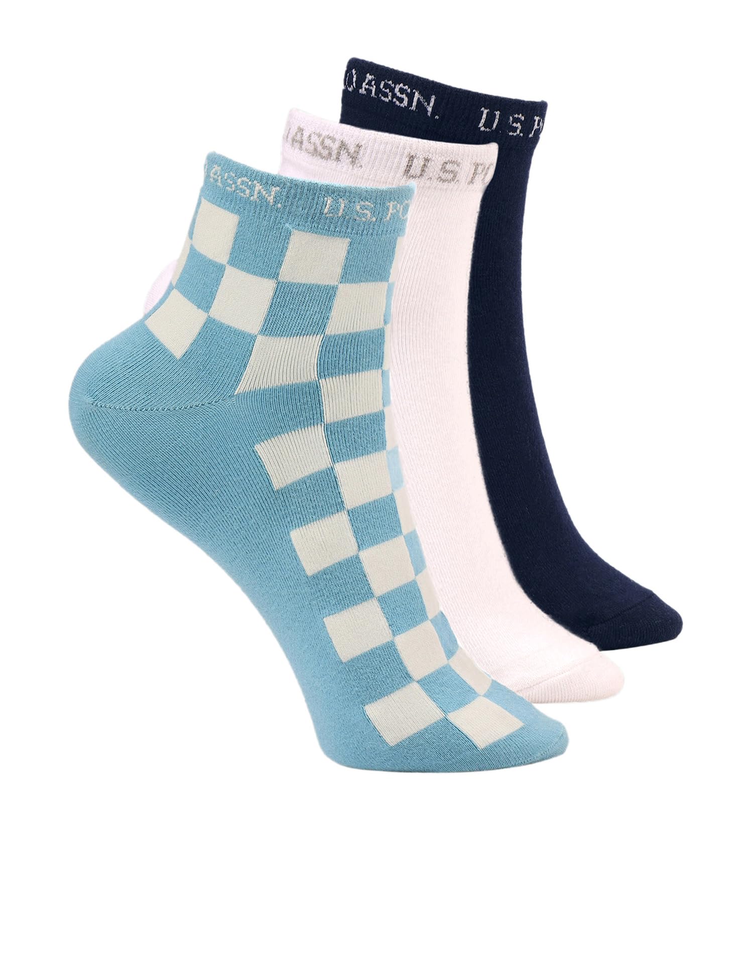 Men’s ES008 Cotton Stretch Ankle Length Socks - Pack Of 3