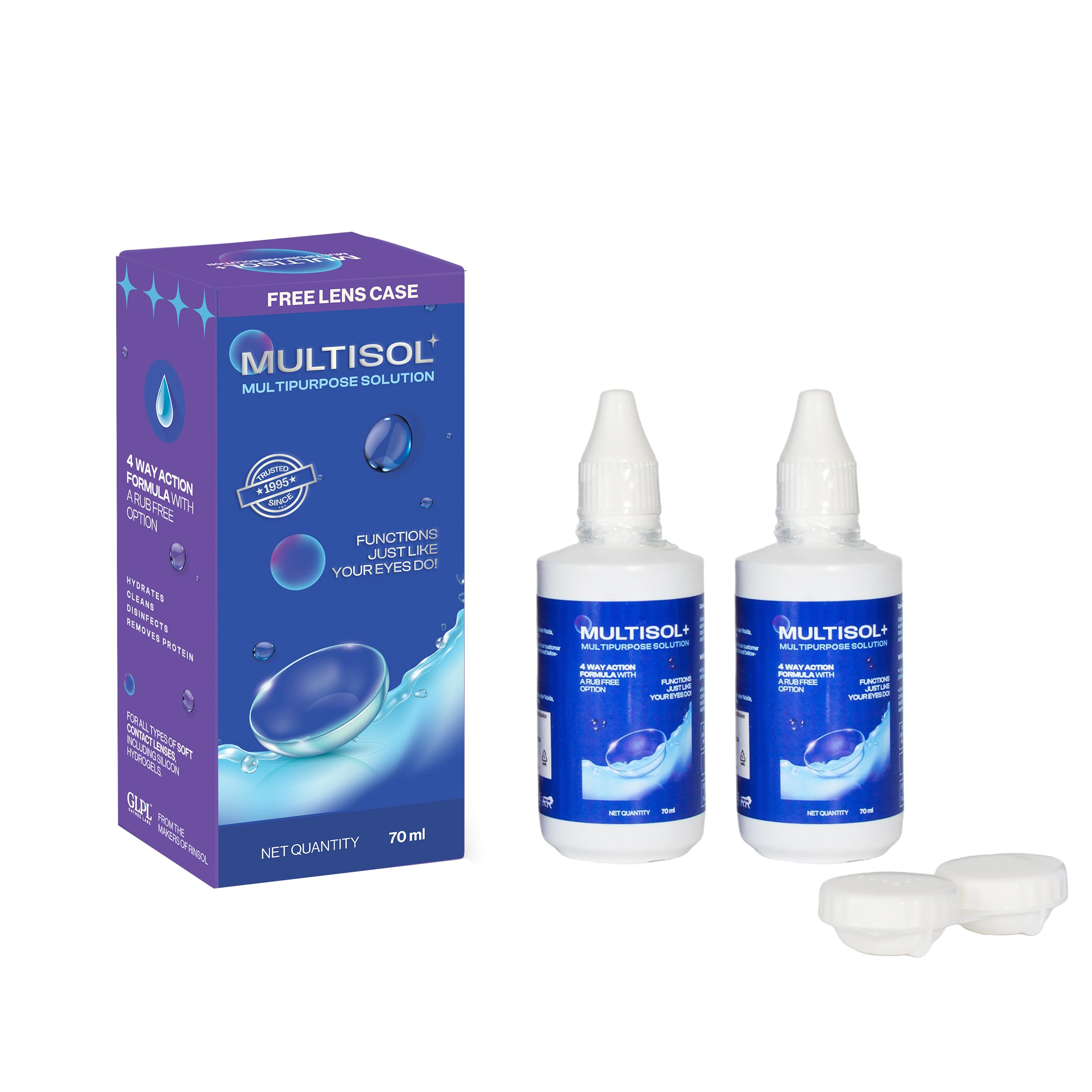 Contact Lens Solution Multipurpose Lens Cleaning Kit 100ml with Free Lens Case | Contact Lens Cleaner | Cleans, Rinses, Disinfects, Stores & Moisturizes Soft Contact Lenses | Travel Friendly — Amazon image 14