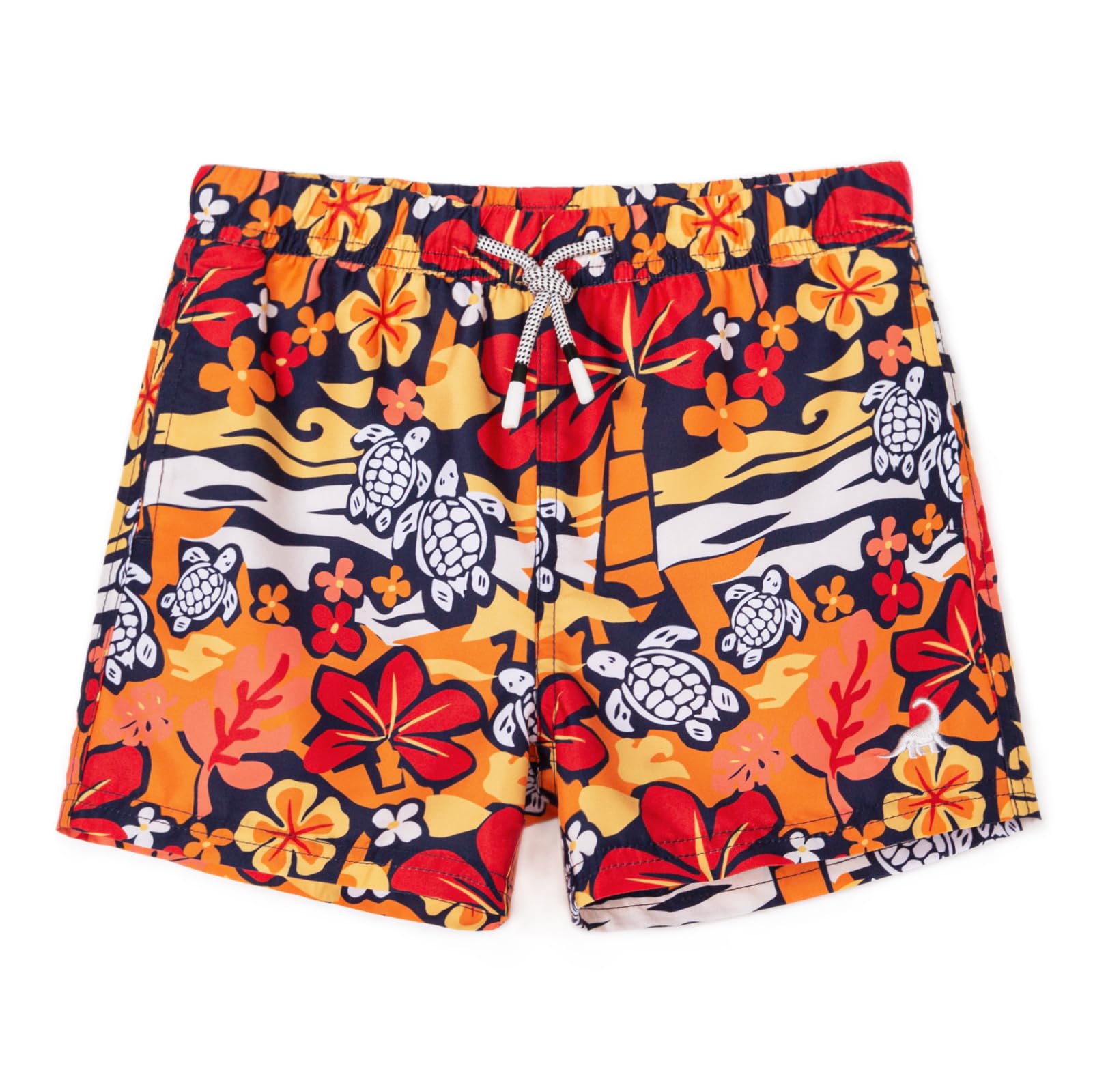 SURF CUZ Surfcuz Little Boys Swim Trunks UPF 50+ Toddler Beach Shorts Swimsuit Kids Quick Dry Swimwear