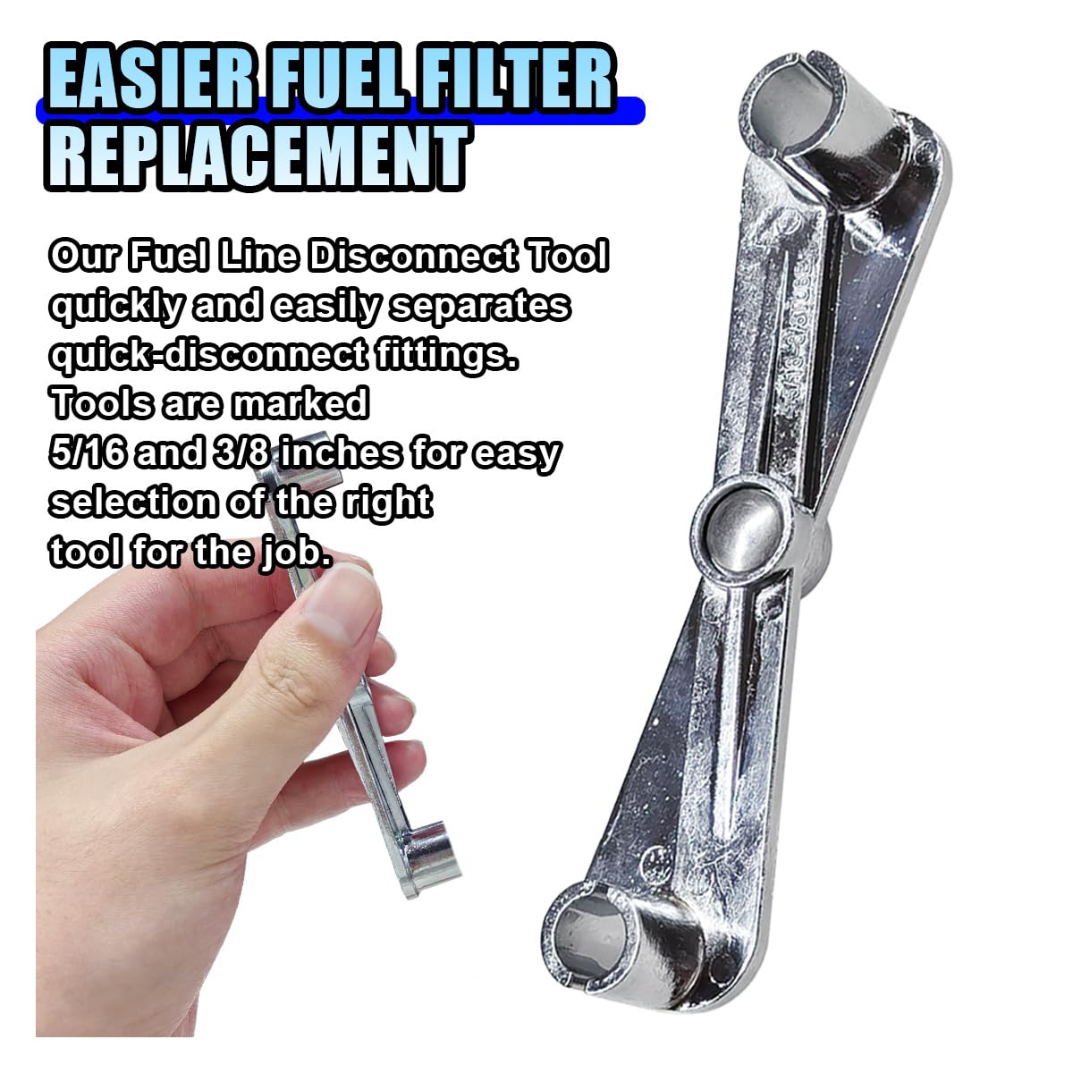 BELOMI Scissor Fuel Line Disconnect Tool, 3/4 5/8 1/2 And 3/8 Inch - View #5