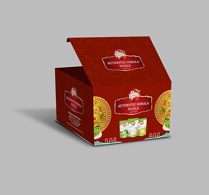 Double Horse Authentic Kerala Pickles | Cut Mango Pickle | Lime Pickle | Garlic Pickle| Achaar Combo | Export Quality| Tasty & Tangy| Home Made |Organic | 200g X 3