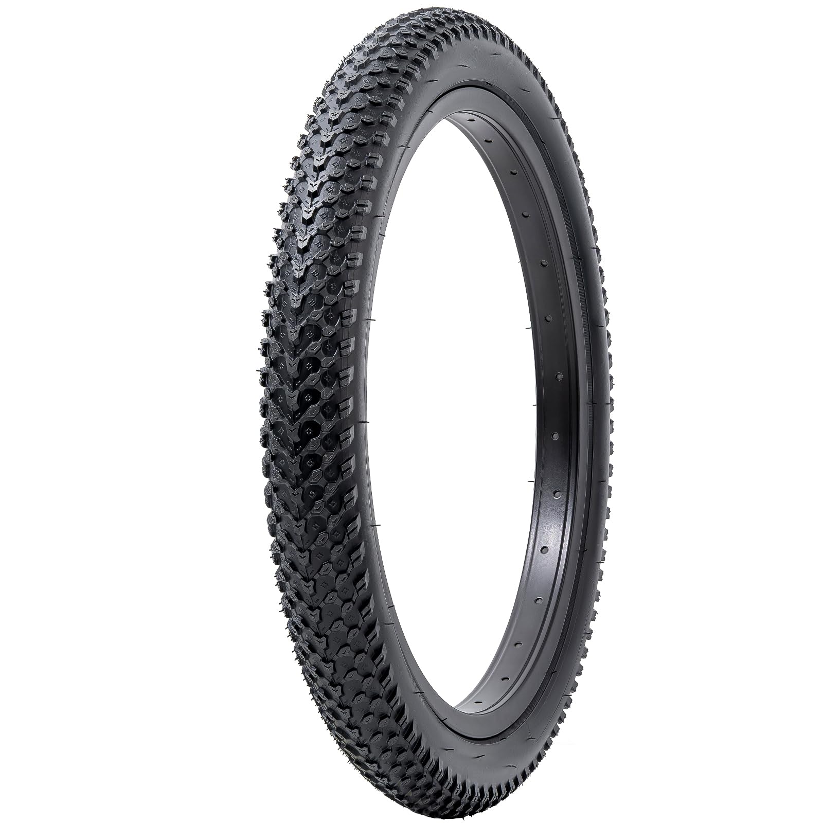 YUNSCM 2-PCS 18 Pouces Montagne Vélo pneus 18x1.95/53-355 and 18 Pouces Vélo Chambre à air Schrader Valve Compatible with 18x1.95 18x2.0 Bike pneus and Chambre à air (Y-1017)