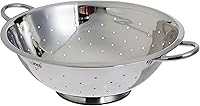 Vista 8 de Winco Colador de acero inoxidable con base, 14 cuartos de galón