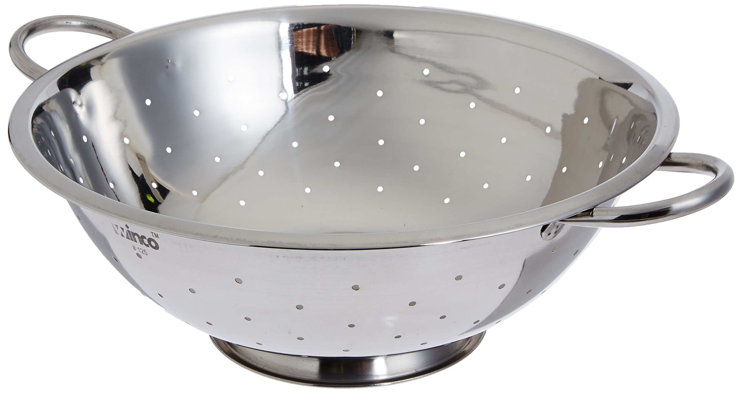 Winco 8 qt Stainless Steel Colander