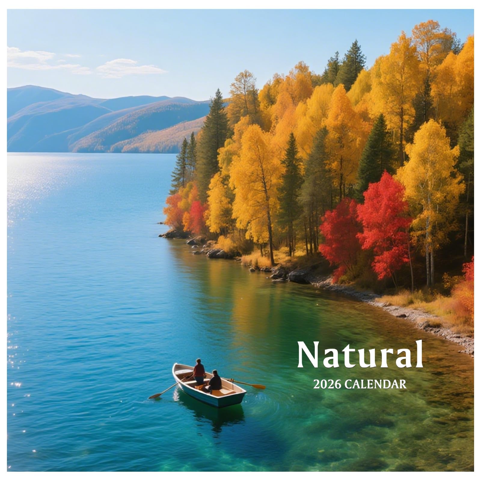 2026 Wall Calendar, 12 Months Beaches Calendar 2026 (January-December), 12" x 26" Opened, Nature Landscape Planner for Organizing & Planning, Office,