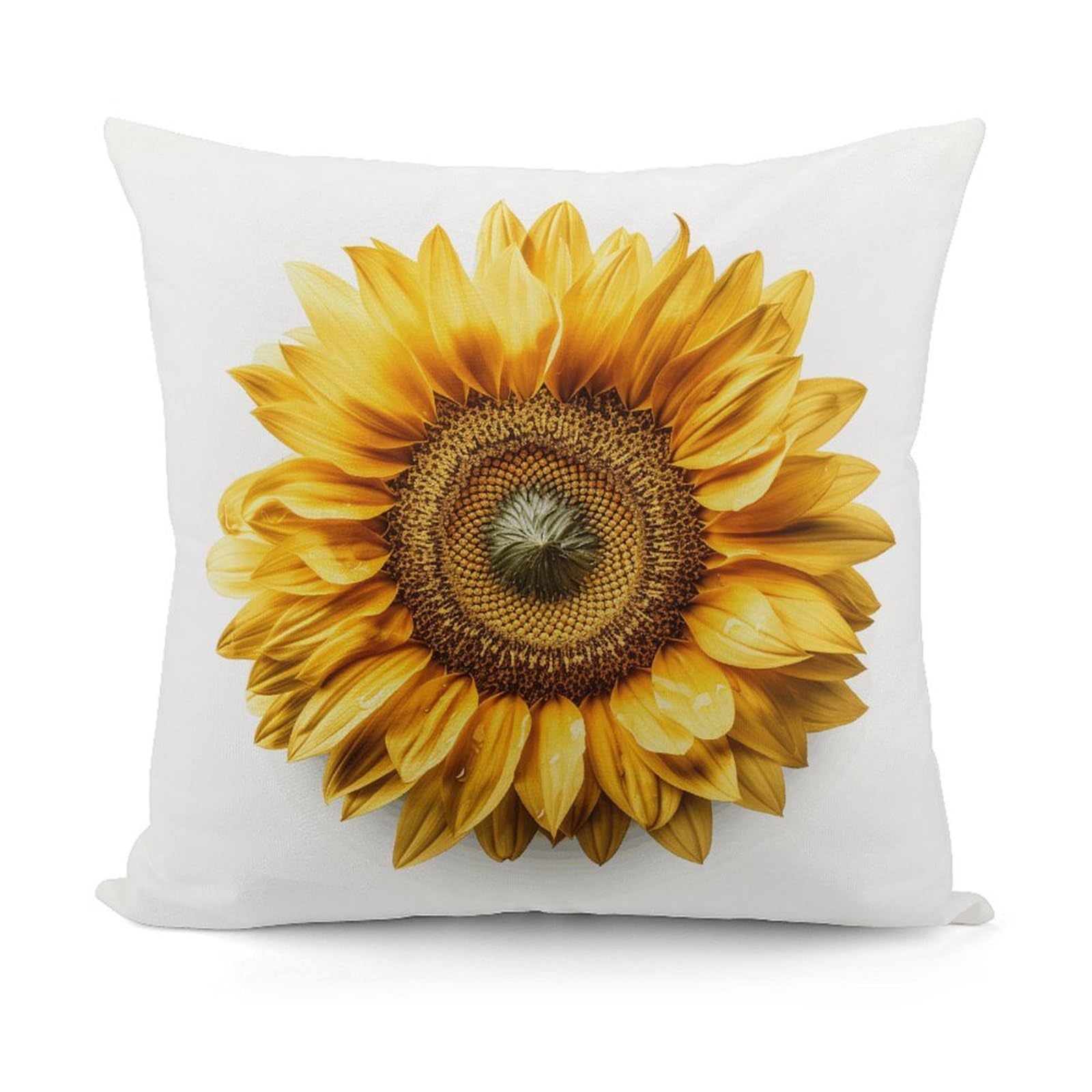 VstaDank A Flower Throw Pillow Covers 18x18 Inch Soft Couch Home Decor Cushion Cover Comfortable Plush Square Cushion Case Farmhouse Decorative Pillowcase for Living Couch