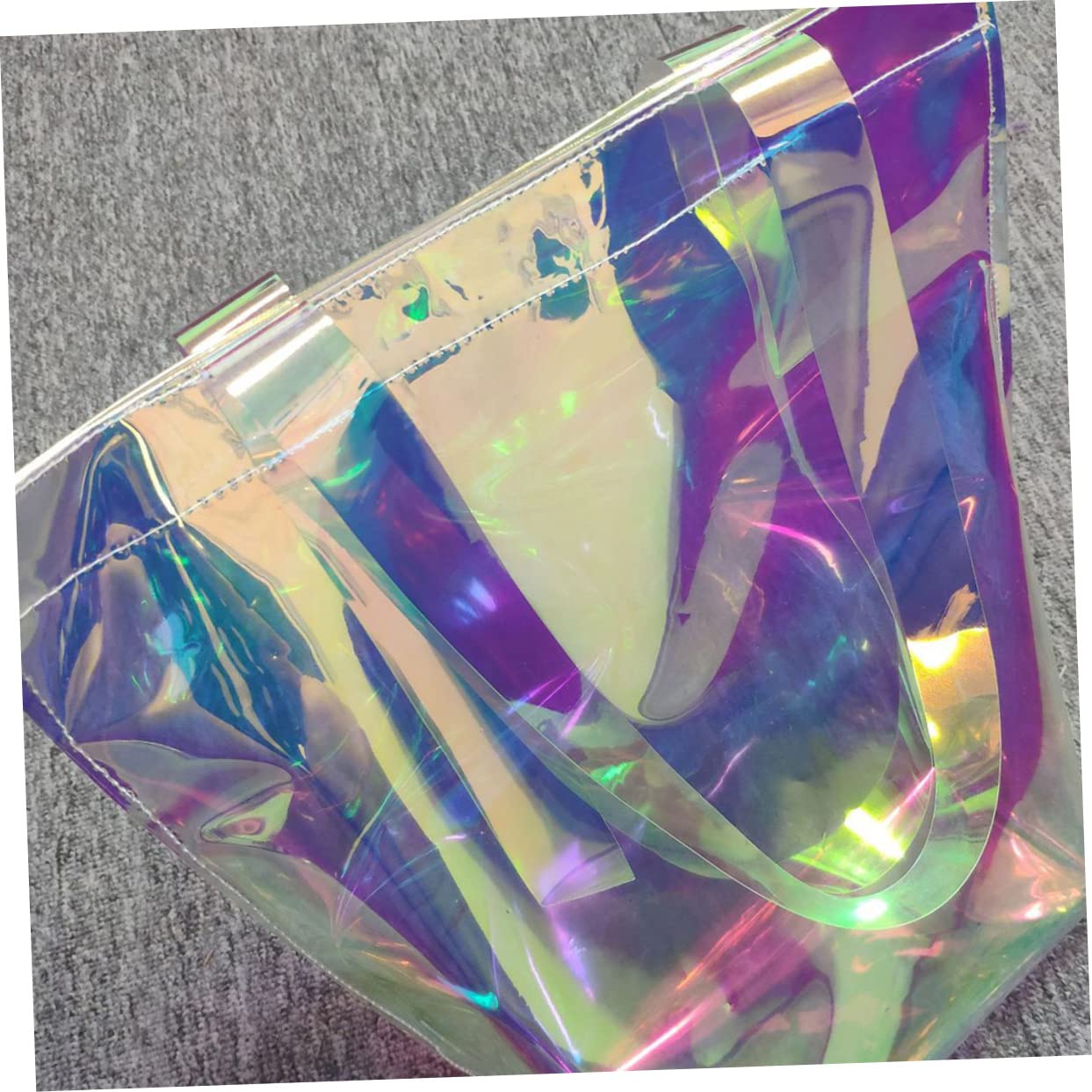 3-Teilige Tasche Buggy-Tasche Gelee-Einkaufs Handy-Geldbörse Gelee-Geldbörse Handy- Aufbewahrungs Hand Durchsichtige Trage Pvc-