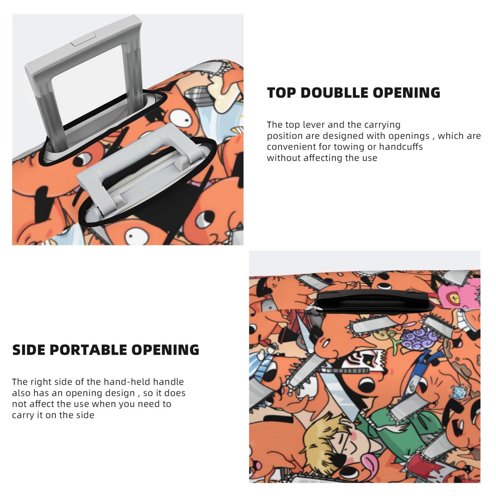 Amazon.co.jp: スーツケースカバー チェンソーマン ポチタ お荷物