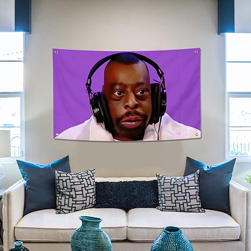 Miniatura 6 de Bandera de Boxing Green Lester Beetlejuice - Divertida bandera de pared de cueva de hombre duradera con ojales de latón, bandera de 3 x 5 pies para