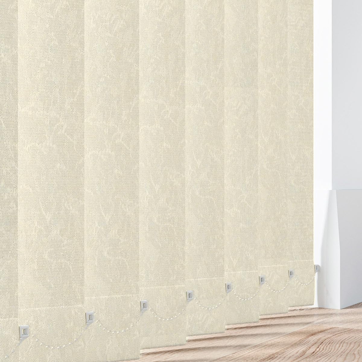 A.w California Sand Made To Measure Vertical Blind Slats 89Mm (3.5") In | Custom Size Replacement Vertical Louvres With Hangers Weights & Chains | Wipeable Replacement Louvres | Window Blind Slats