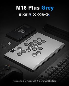 Amazon.com: SIXSIR Leverless Arcade Stick Gaming Controller M16+