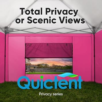 Quictent 10x20 Pop up Canopy Tent with Mesh Sidewalls