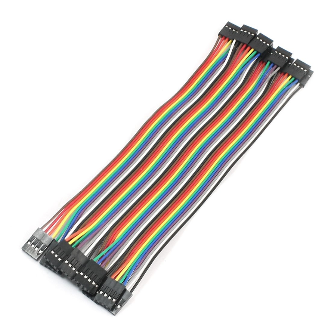 Uxcell Women's Sourcing Map 10Pcs 20Cm 2.54Mm 4P-4P / Connect Jumper Wire Cable Line