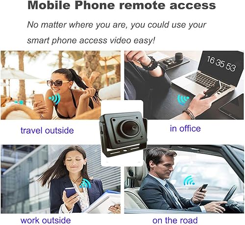 Miniatura 4 de NK View Interior 5MP Mini Cube Cámara IP de Seguridad, Cámara ATM, Mini lente de 0.146 in, P2P, Vista de aplicación gratuita