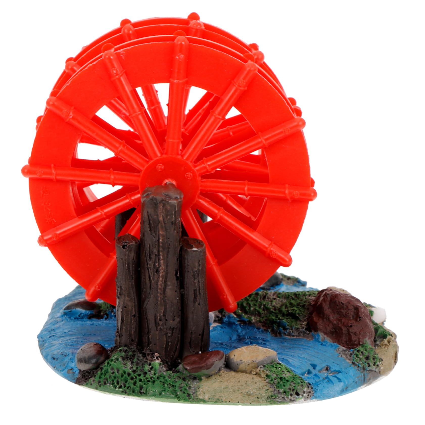2 Pièces Ornement de Décoration Aquarium Roue à Accessoire Paysager pour Réservoir à Poissons Embellissement Unique pour Aquariums Réservoirs