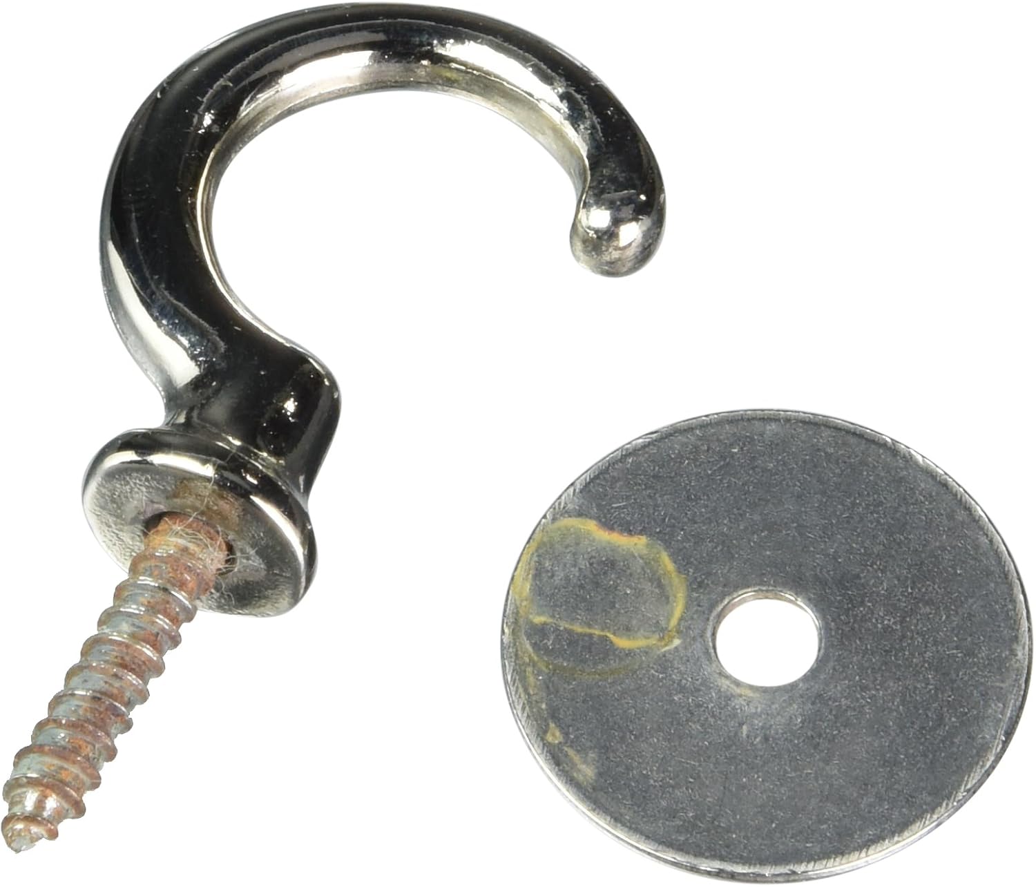 Jaclo 8027-PN Brass Wall Hook for Use with B071/B074, Polished Nickel