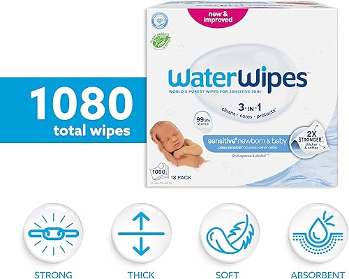 Miniatura 34 de Toallitas Húmedas para Bebés WaterWipes, 4137, 1, 9