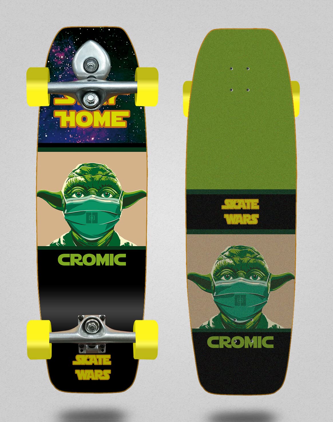 Cromic Surfskate Complete with Buri Trucks - C19 Skate Wars 31.5