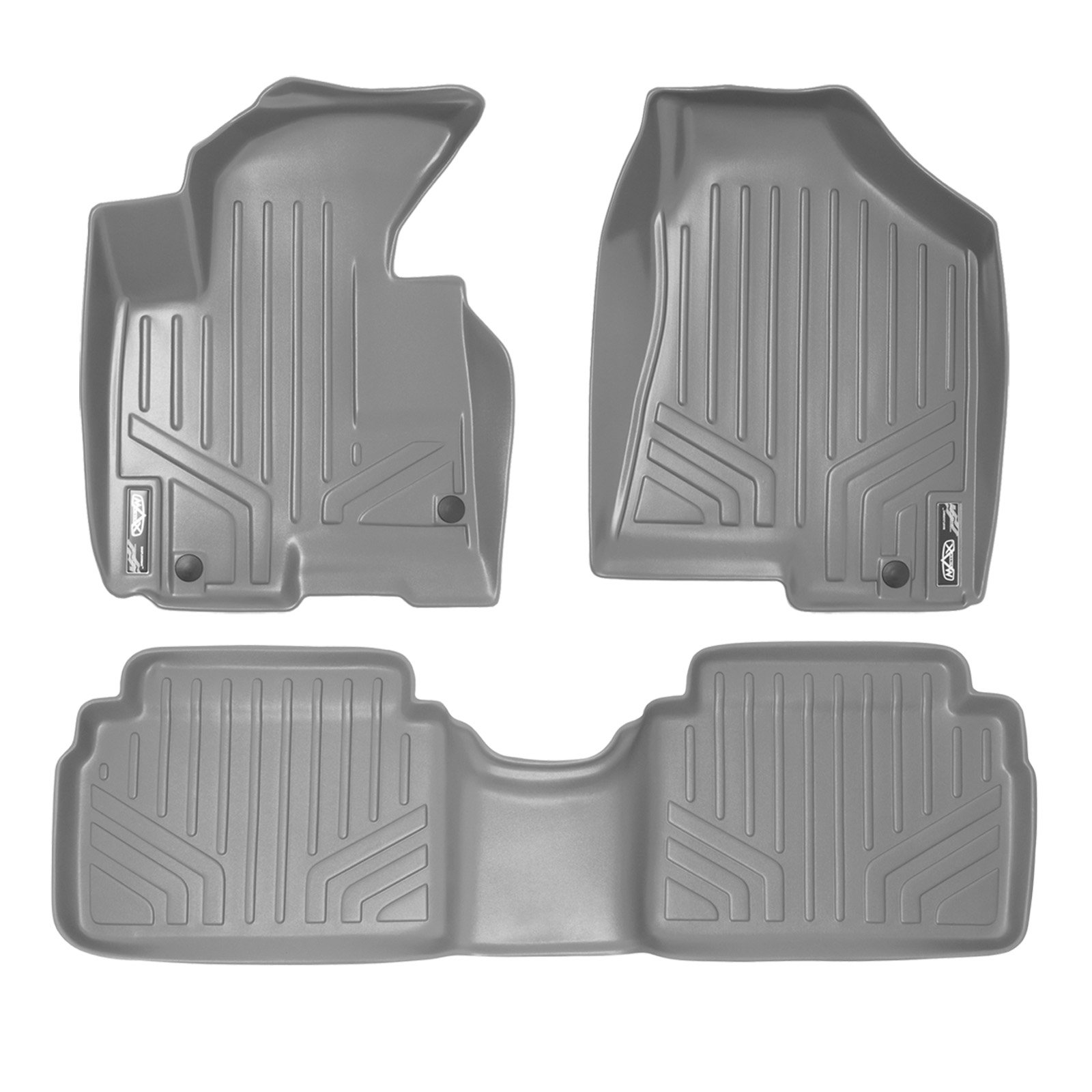MAXLINER Floor Mats 2 Row Liner Set Grey for 2011-2013 Kia Sportage / 2010-2013 Hyundai Tucson