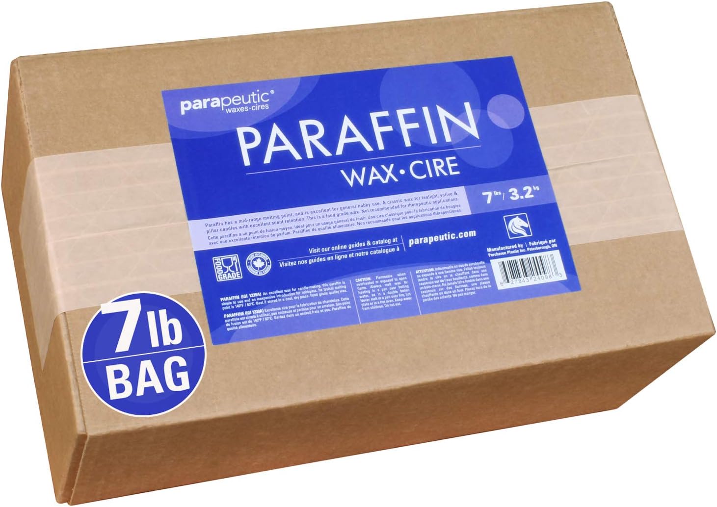 Paraffin Wax - 7lbs Granular Wax - Unscented Wax for Candle Making and Paraffin Wax Melts - Canning, Candy & Chocolate Wax - Hobby & Craft Wax - Food Grade Wax Made in North America