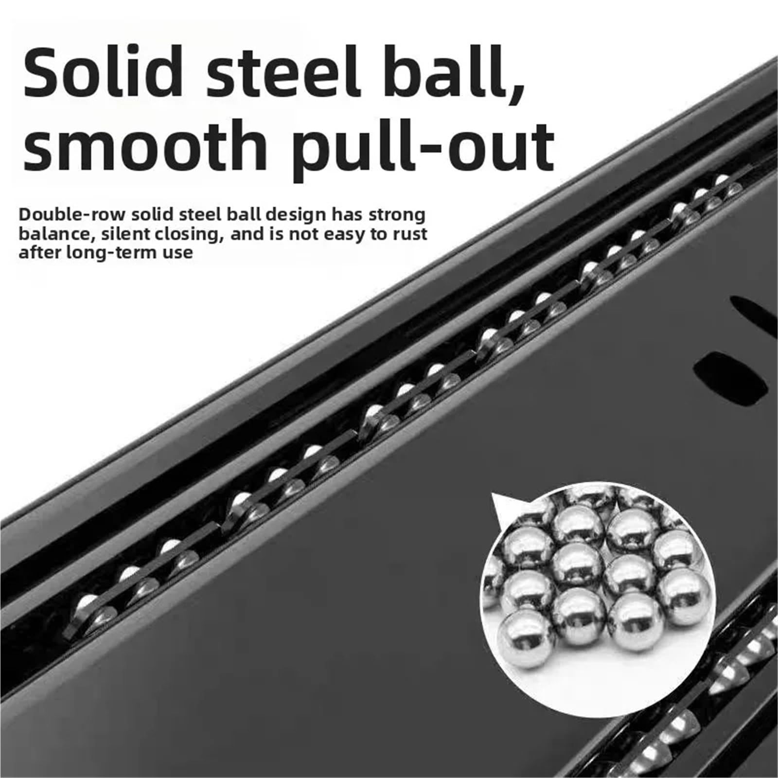 Guide per cassetti ad estrazione totale, Guide for cassetti Hardware for armadio a due sezioni in acciaio laminato a freddo da 10-20 pollici(14-inch)