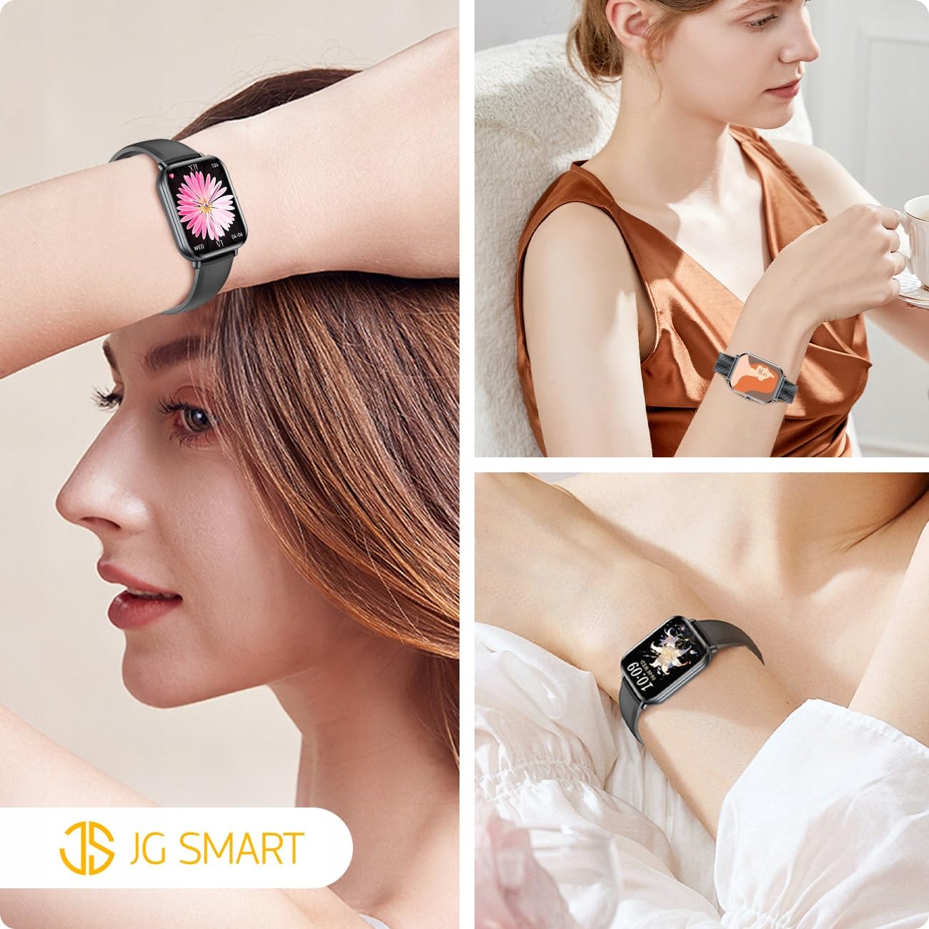 Smartwatch Zegarek Menu PL Dla Kobiety + 2 Paski + Rozmowy Powiadomienia