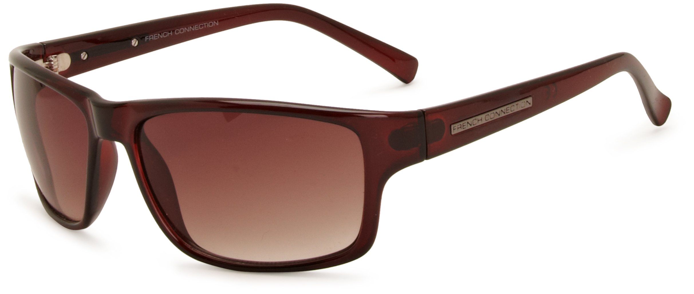 French Connection FCU592 Rectangle Men's Sunglasses Brown One Size