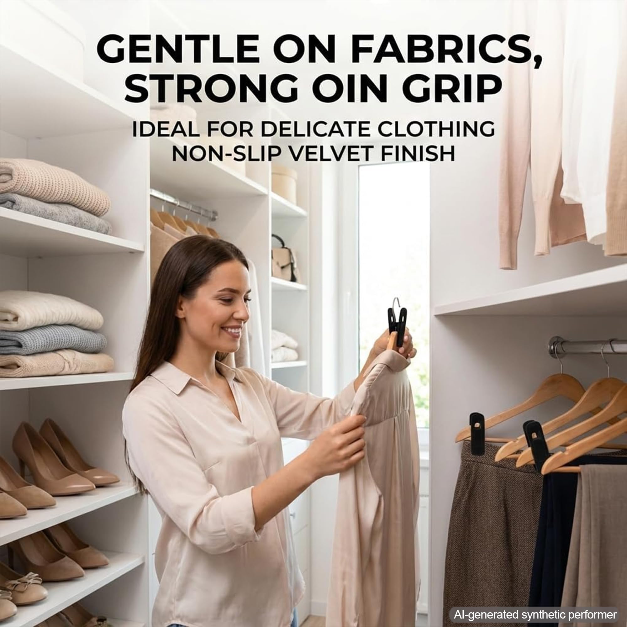 Juego de 60 perchas de terciopelo de alta calidad, 60 unidades, antideslizantes y prácticas, ideales para pantalones, ropa de bebé, faldas, vestidos, perchas de ropa multiusos