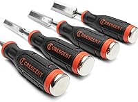 Vista 3 de Crescent 4 piezas de madera, 1/4", 1/2", 3/4", 1" cincel - CWCHS4