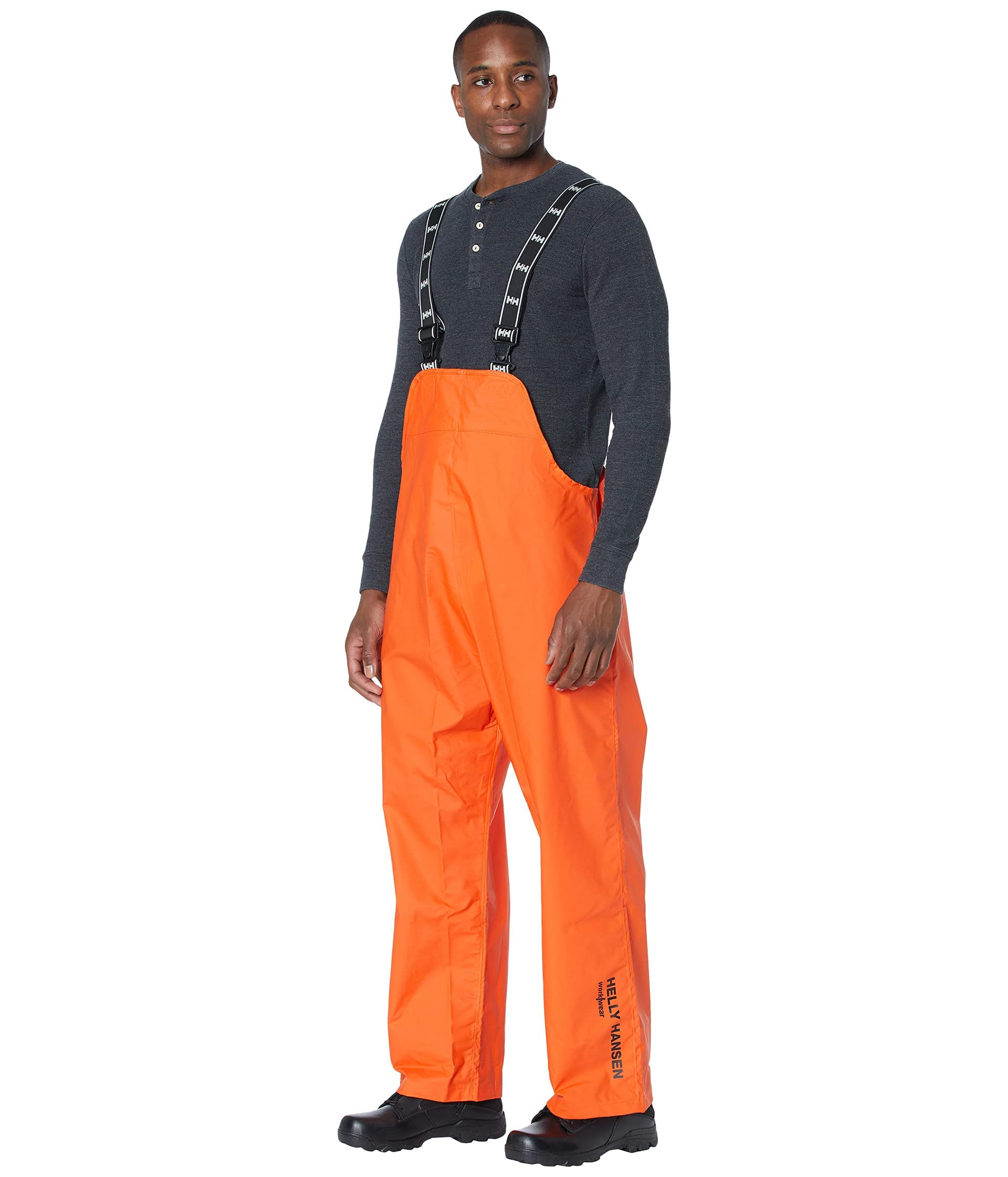 Helly Hansen Workwear Men's Mandal Bib Trousers, Dark Orange, M