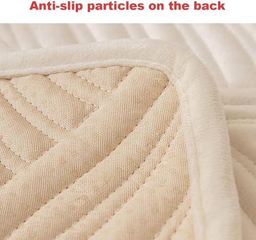 Miniatura 5 de Funda para sofá esquinero de 3214 plazas, en forma de L, protector de sofá de terciopelo grueso, protector de sofá antideslizante, lavable y