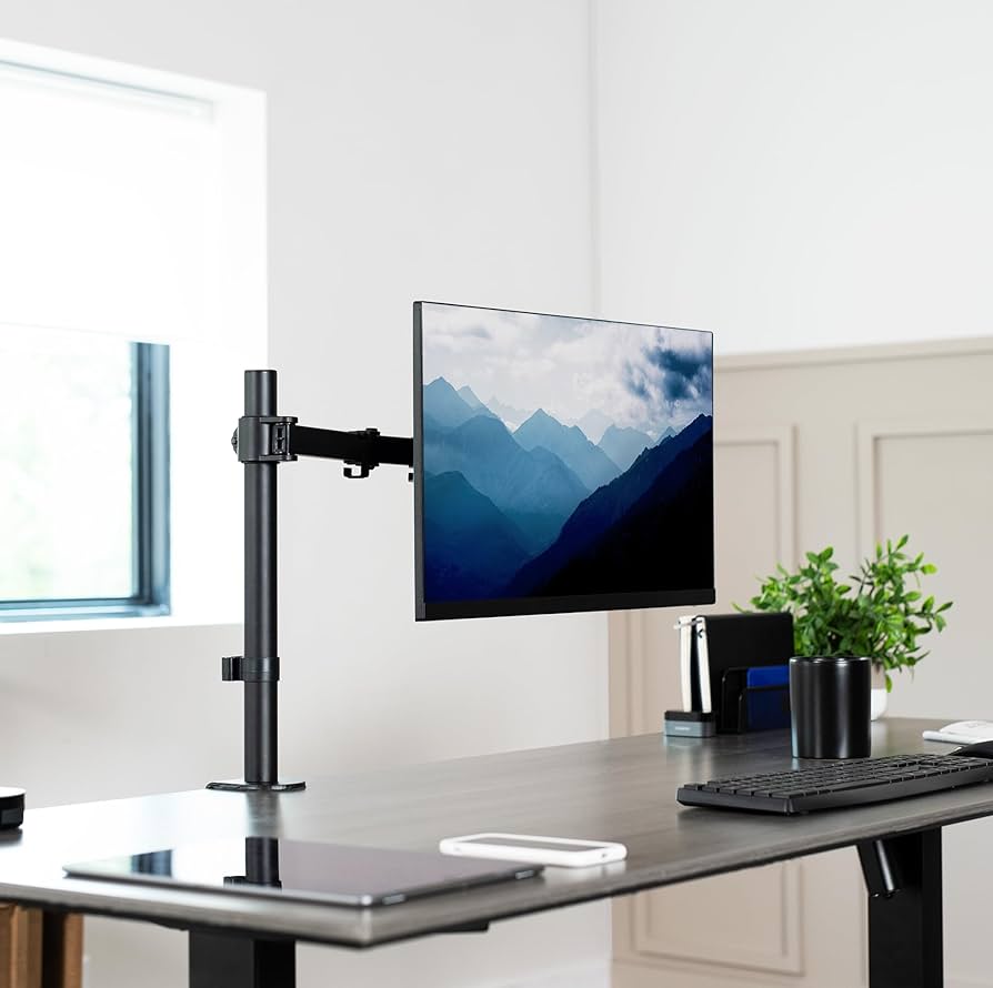 シングル液晶ディスプレイ液晶モニター デスク取り付けスタンド 最大27インチ Amazon.co.jp: VIVO シングル液晶ディスプレイ液晶モニター