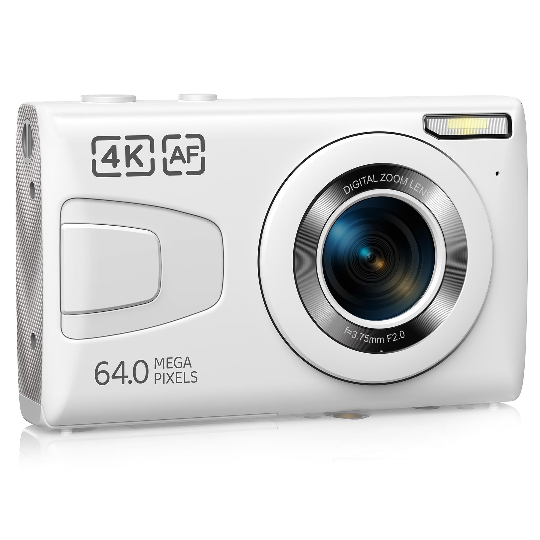 Appareil Photo 4k 4K, Acbaeta Autofocus 50 MP Avec Carte SD 32 G, Zoom 16x, Flash, Anti-tremblement, Compact Et Portable Pour Enfants, étudiants, Adolescents, Adultes Appareil Photo Numérique
