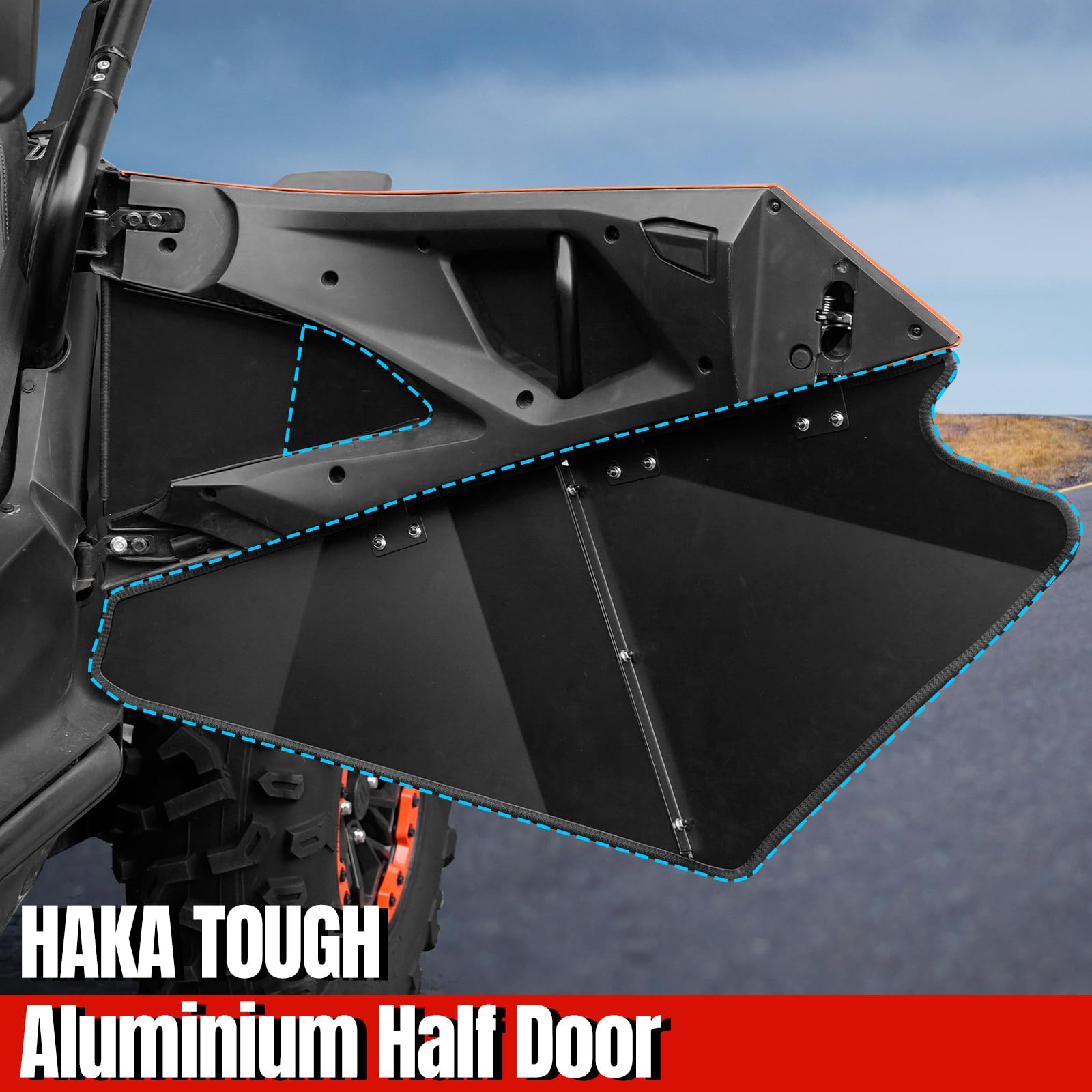 HAKA TOUGH Aluminum Door Panel Insert for CF Moto ZFORCE 950