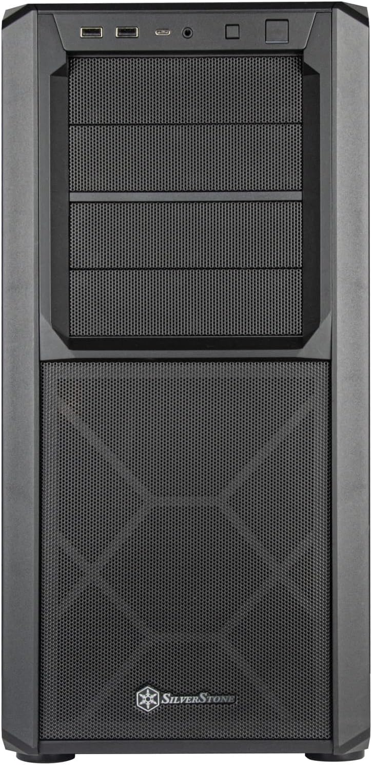 Silverstone Technology SETA D1 Mid-Tower ATX Chassis with High Storage Capability & Versatility, SST-SED1-B