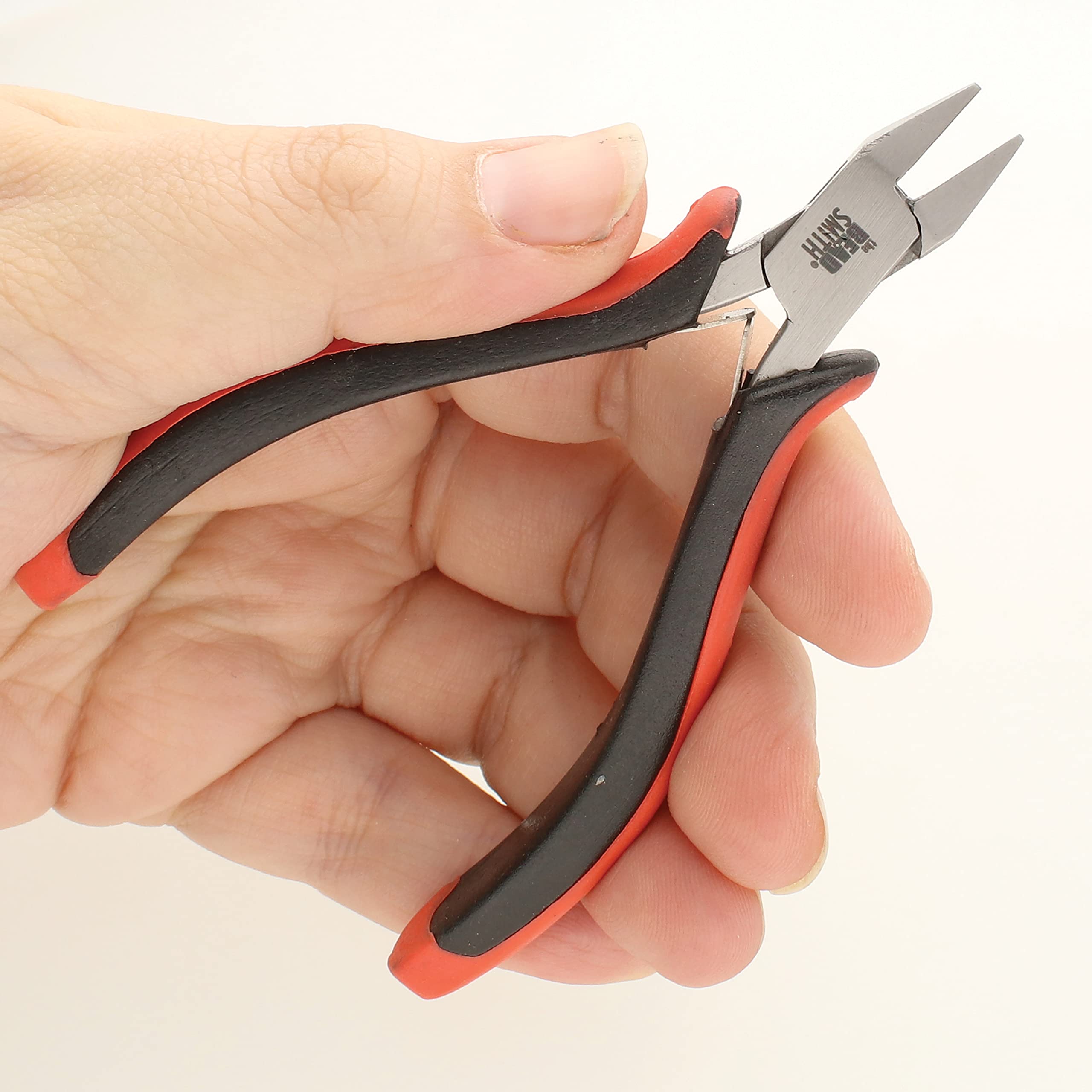 The Beadsmith Frez boczny – drobne końcówki – 127 mm – ergonomiczny uchwyt z podwójnymi sprężynami – narzędzie do produkcji biżuterii do tworzenia bransoletek, kolczyków i naszyjników