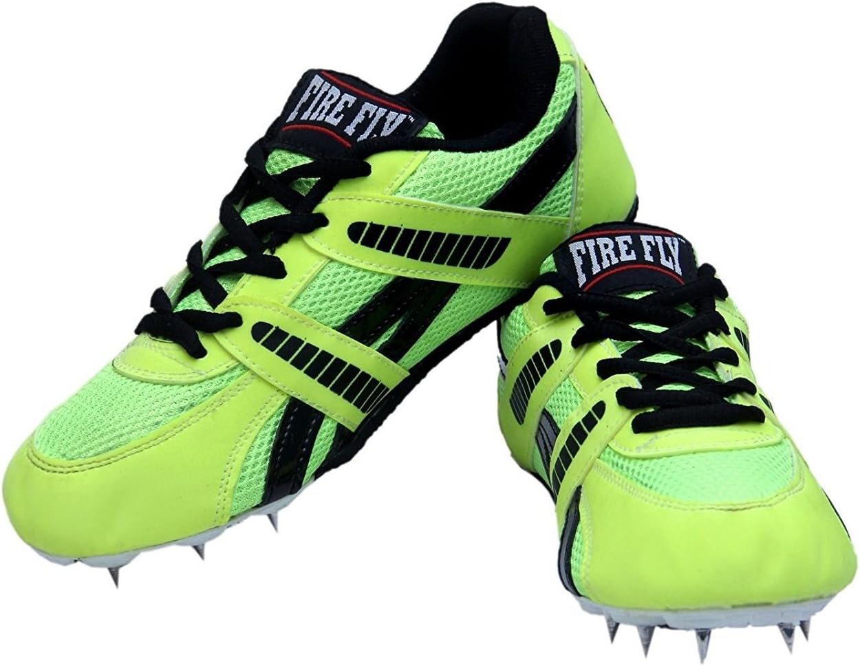 FIRE FLYRunning Spike Athletic Shoe PU Track & Field Pair with Extra Set of Nails Stainless