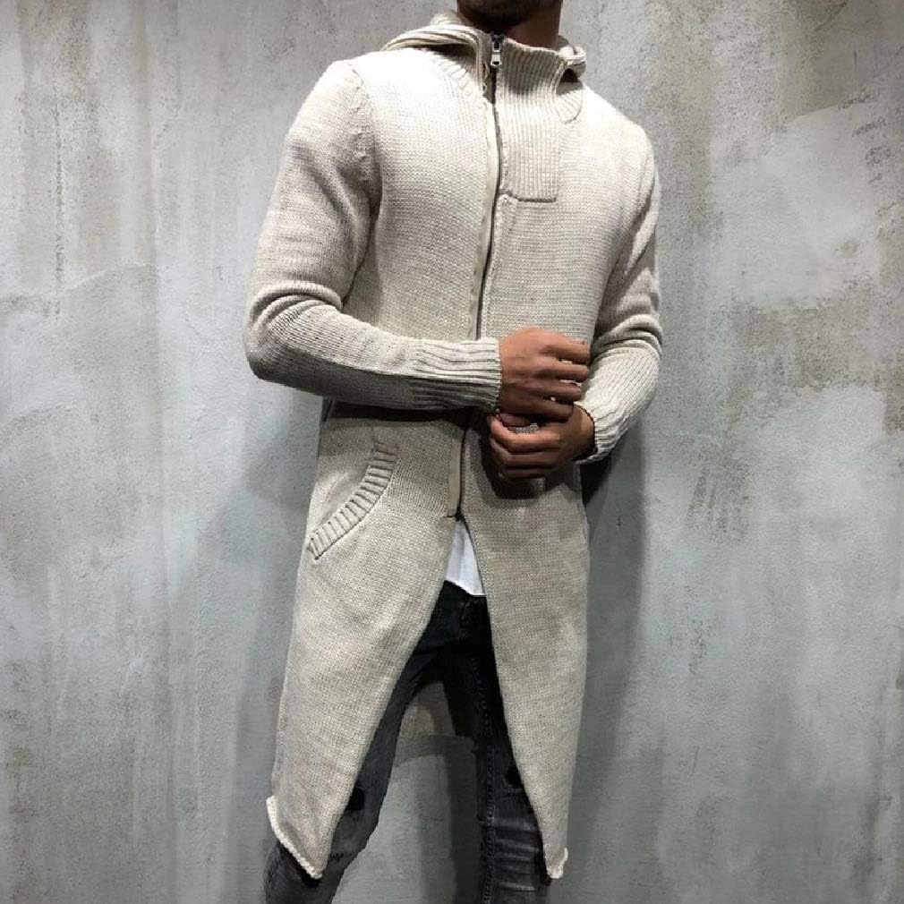 Men's Down Jacket Hooded Warm Windproof White Duck