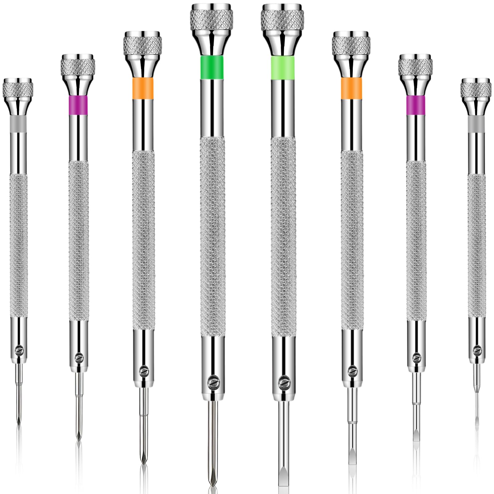 Chumia 8 Pieces Precision Jewelers Screwdriver Set, Micro Watch Repair