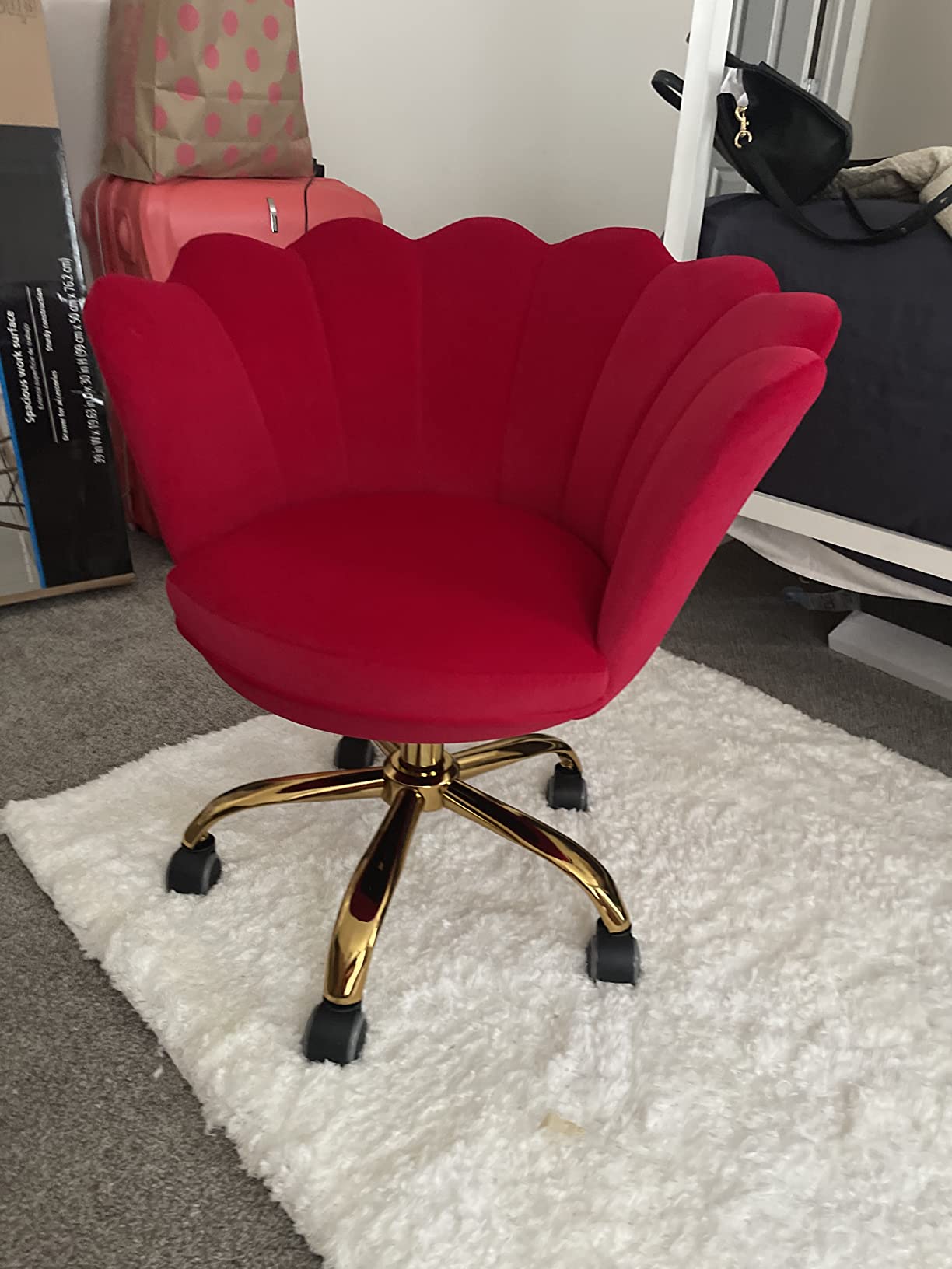 25/mo Finance ZOBIDO Comfy Home Office Task Chair with Wheels, Cute