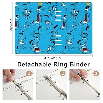 アラジン手帳型ノート Amazon.co.jp: アラジン ジーニー システム手帳 PU ノートメモ帳