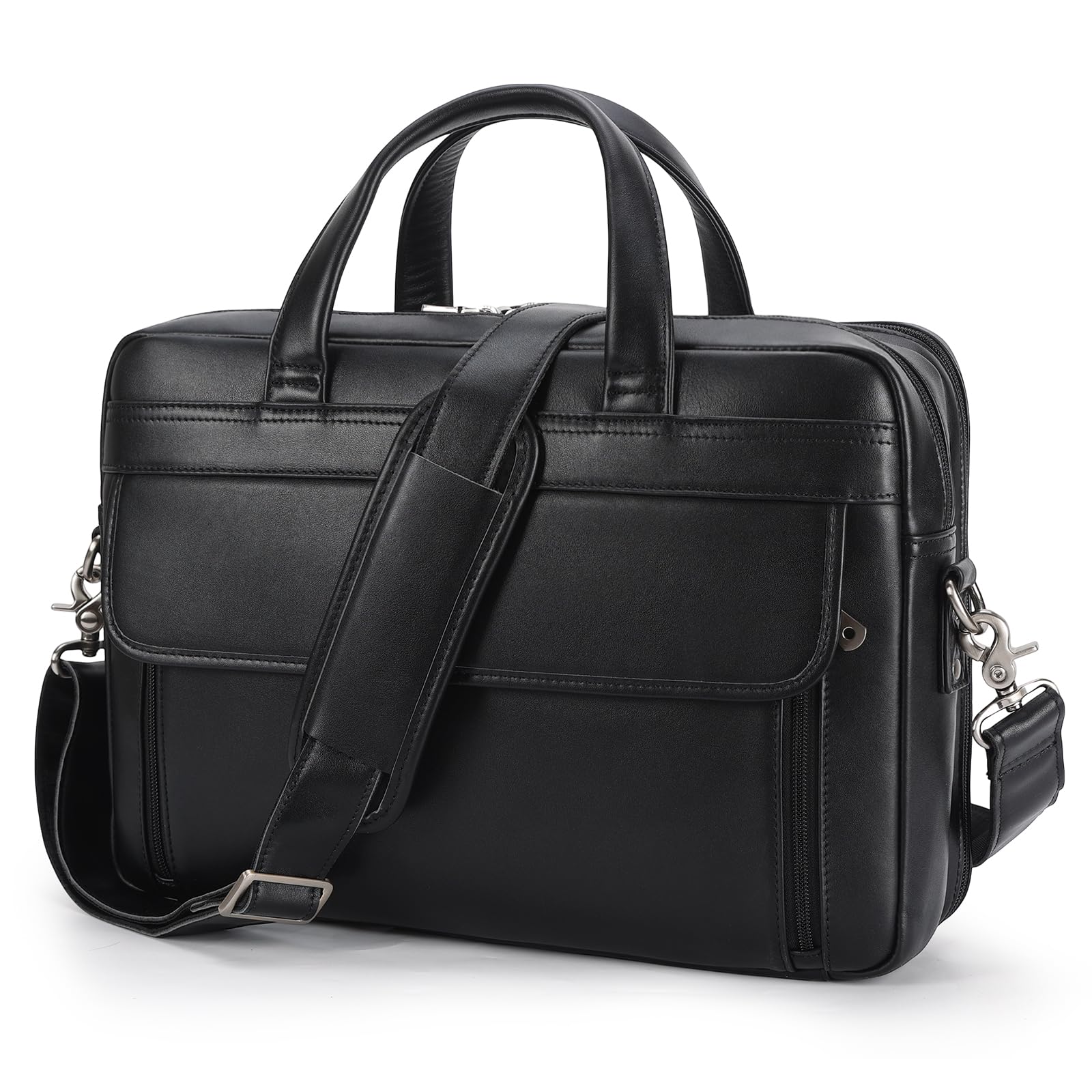 Masa Kawa Leather Briefcase
