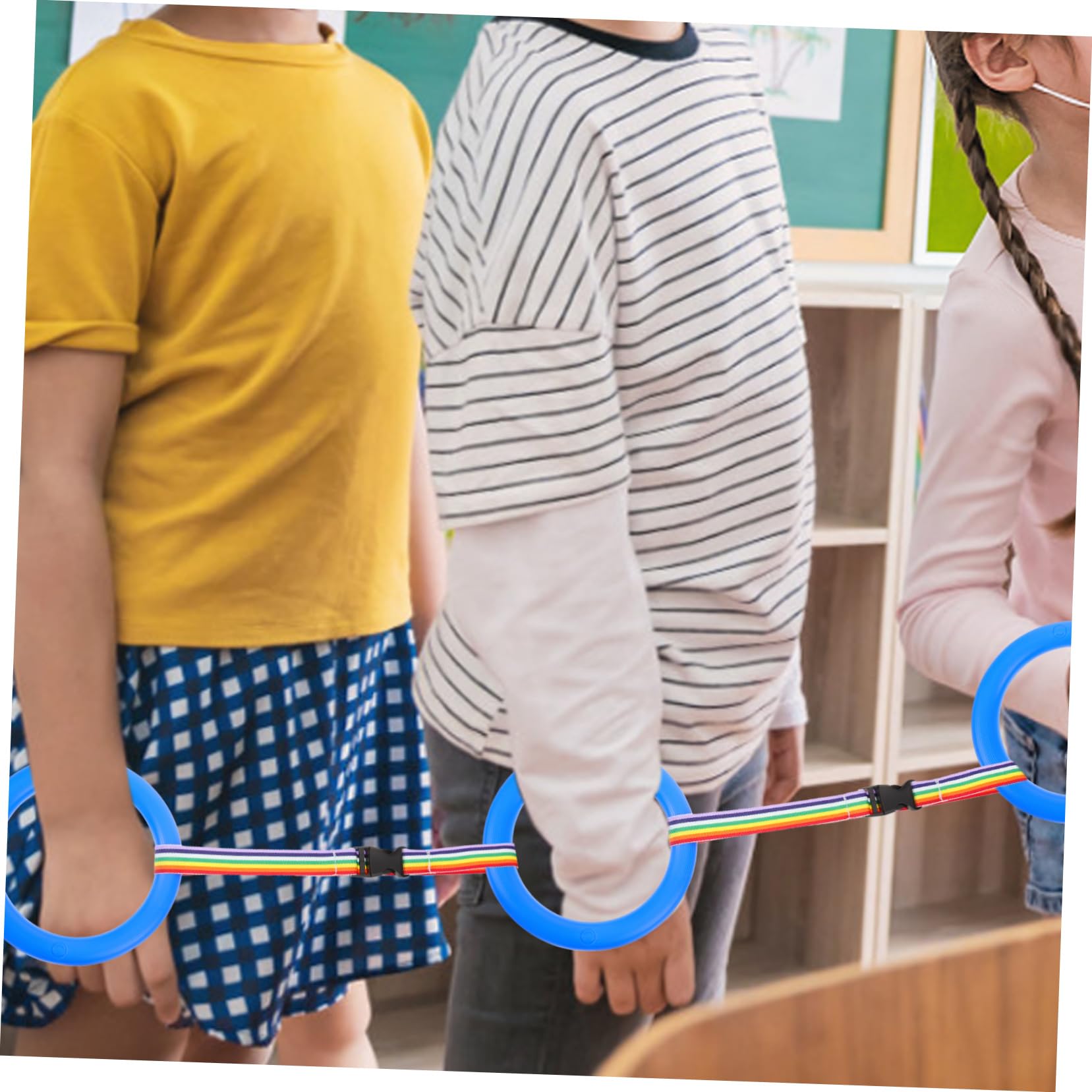 ibasenice 1 Juego Cuerda De Tracción Anti-perdida Cuerda Para Correas De Muñeca Preescolar Correas De Bebe Cinturón De Cuero Cinturones Fibra De Tendón Primavera y Otoño Niño Cordón